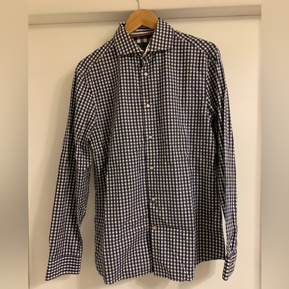 H&M Gingham Button Down Shirt - Size M (15.75)
